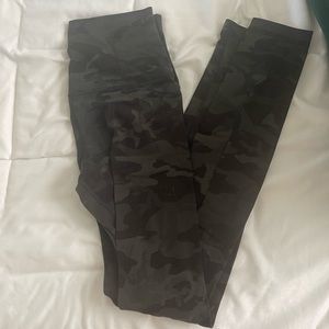 Lululemon green camo align leggings
